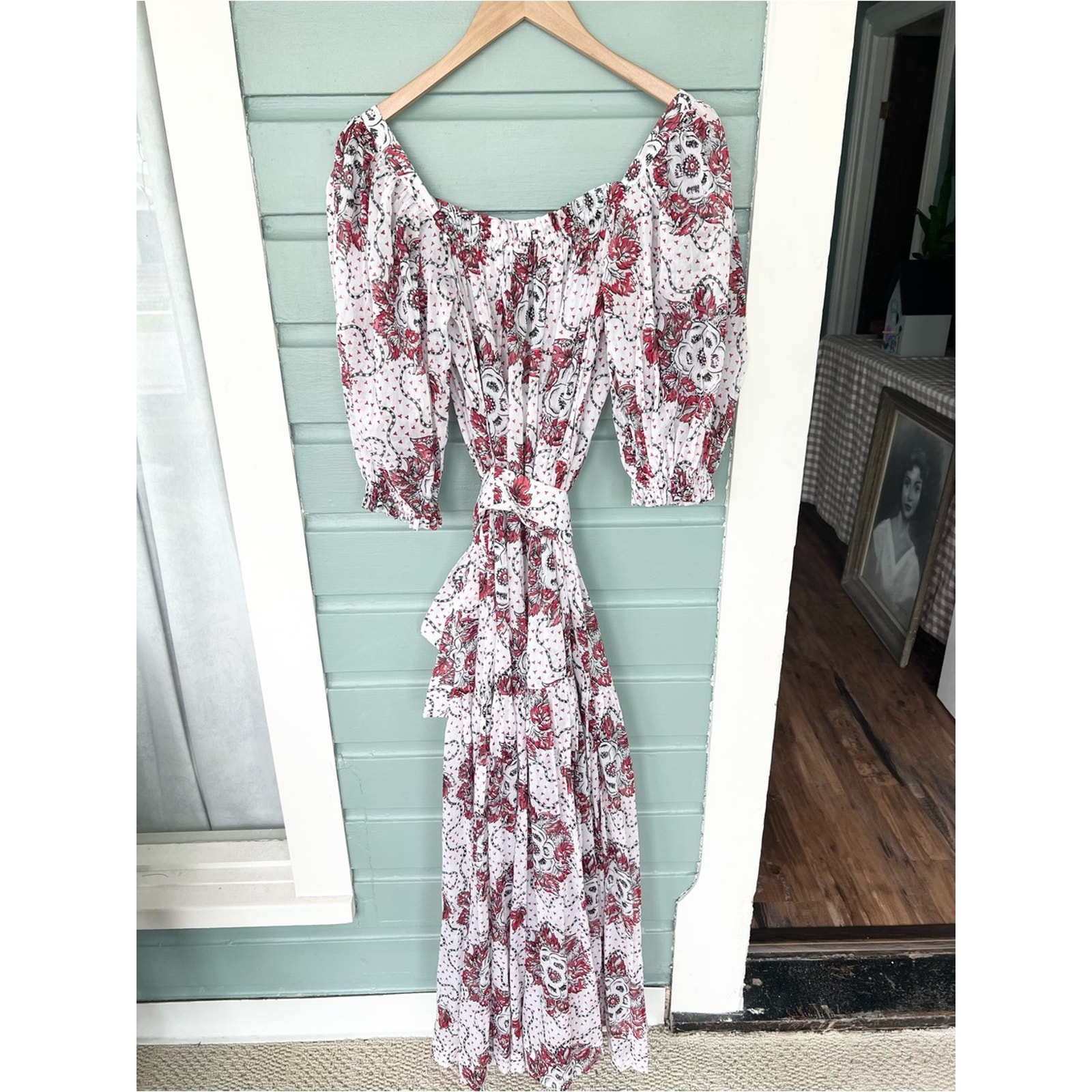 The Vampire’s Wife Nwt The Guardian Wild Meadow Rose Cotton Dress Summer Size 6 — image 4 of 8